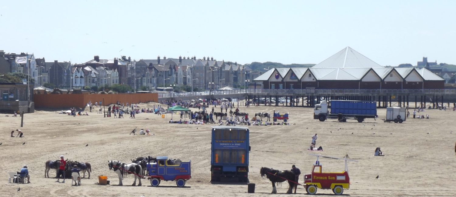 Seafront buildings in Weston super Mare