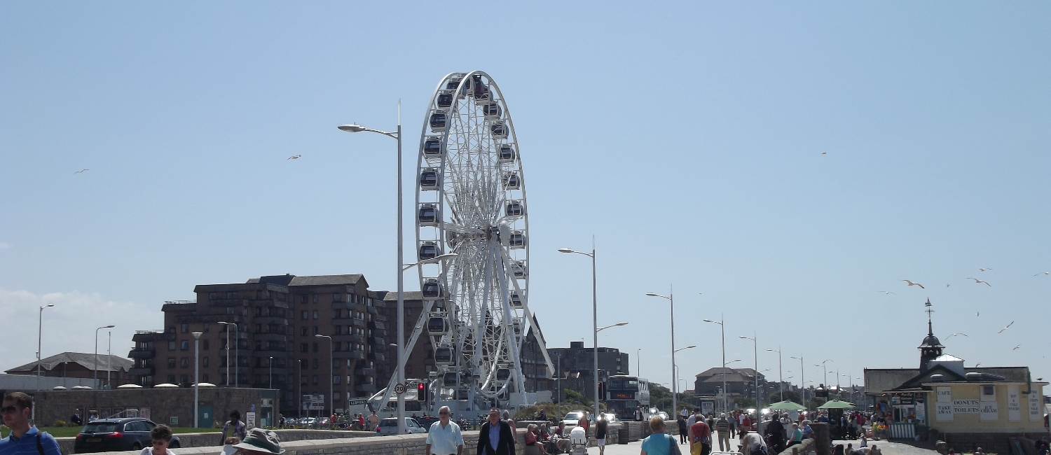 Ferris wheel at Weston-Super-Mare seafront